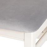 Стул DOLCE мягкое сидение, бук, 40х46х100см, ivory white, велюр Tenerife Ultimate grey | изображение 7