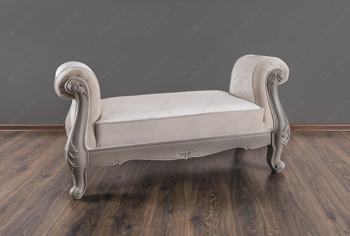 Оттоманка Мокко с двумя подлокотниками серый камень | изображение 2