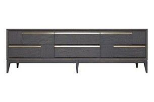 Тумба под телевизор Сидней, дуб графит