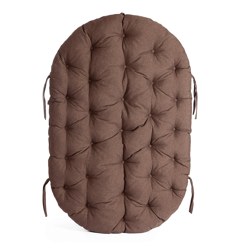 Диван MAMASAN/МАМАСАН 23/02 W/с подушкой, подушка 182х119 см, 169х102х80 см, Antique brown (античный черно-коричневый), ткань, коричневый, 3М7 | изображение 14