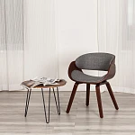 Стул LANDO (mod.8036), дерево / ткань, 59х53х75 см, орех/серый, Aimcasa 28 | изображение 11