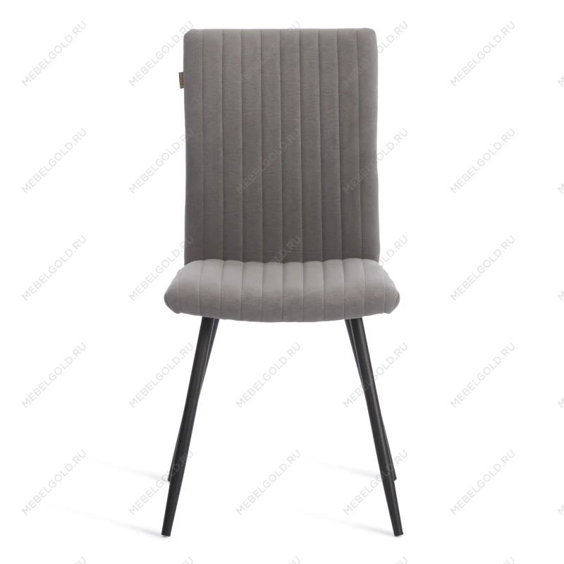 Стул обеденный Monte Carlo, флок, серый/черный, 29, 50х55х93 | изображение 4