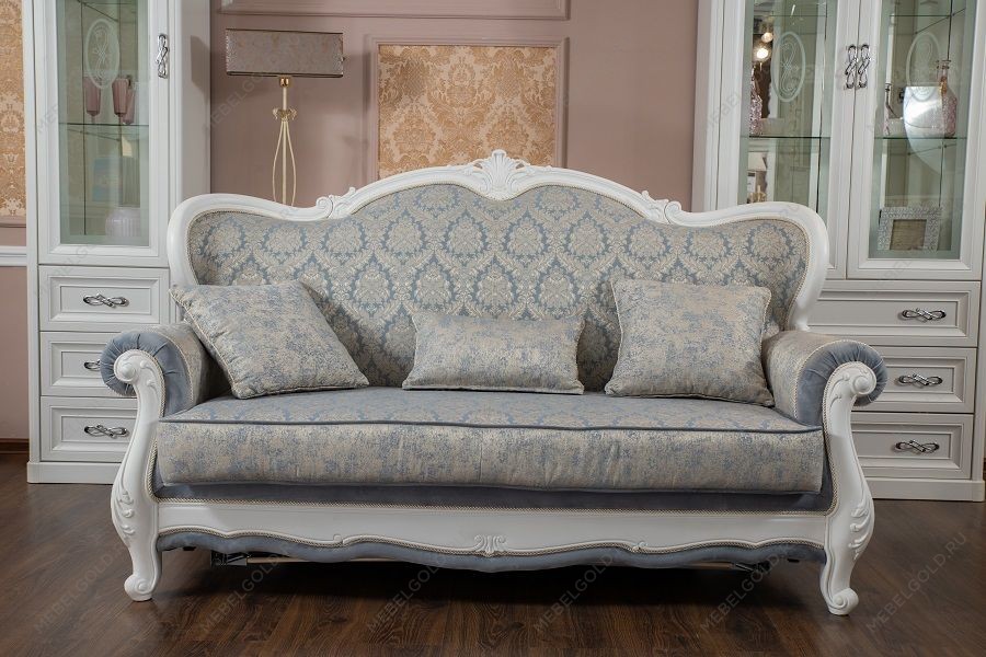 Диван Мишель 3х местный белый матовый | изображение 5