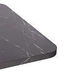 Стол обеденный GENT, ЛДСП, 110-145x68,6x75,5 см, Мрамор Блэк Роял/Белый | изображение 10