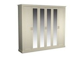 Шкаф 6-дверный, Сиена (2623*548*2300) Береза бежевая, 12338