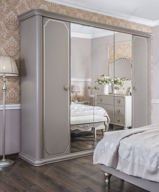 Шкаф Лали 5-дверный серый камень | изображение 2