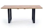 Стол обеденный Halmar VENOM 160/210 раскладной (дуб вотан/черный) | изображение 2