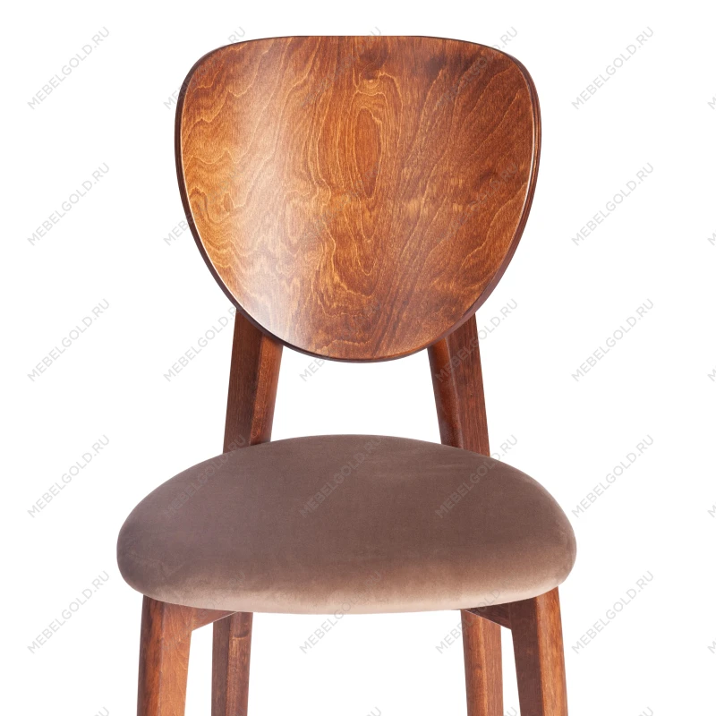 Стул DIAMANTE мягкое сидение, бук, 42x42x85см, коричневый, ткань Tenerife Mocco | изображение 5