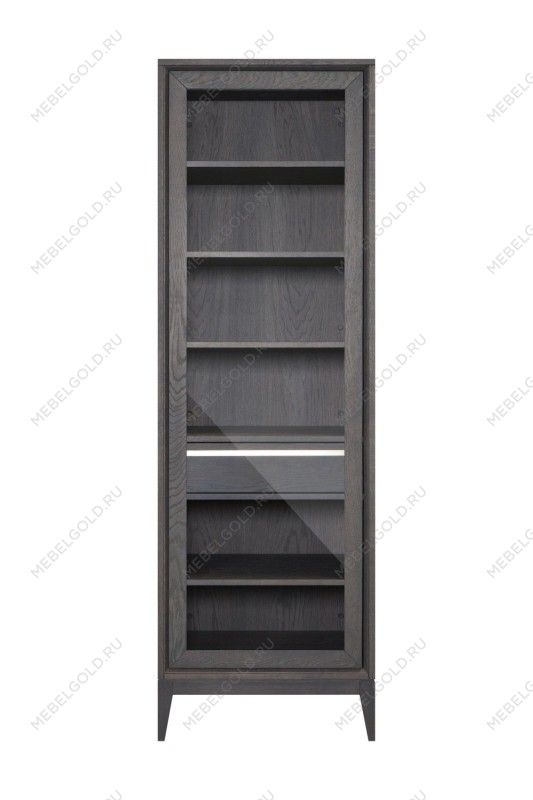 Витрина однодверная Сидней, дуб графит, правая