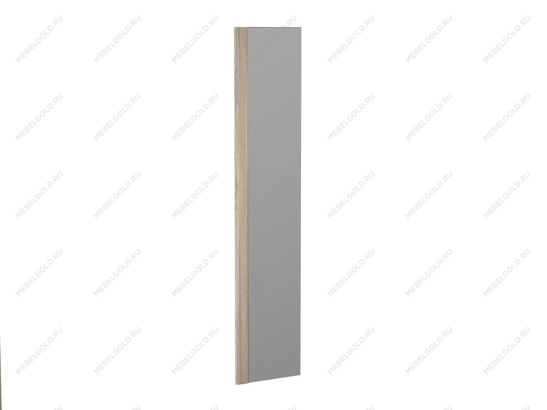 Дверь для шкафа левая/правая зеркальная, Юта (458*20*2122) Дуб Мария, 12222