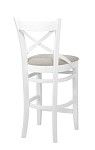 Стул барный Hugo (Белая эмаль/бежевый М02) | изображение 3
