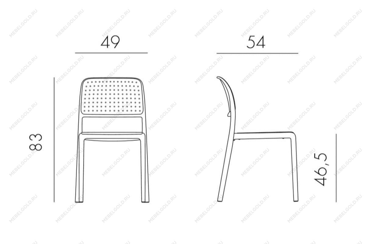 Стул Bora Bistrot, тортора | изображение 3