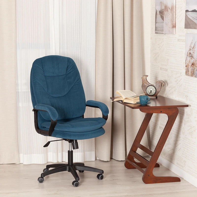 Кресло COMFORT LT (22), флок, синий, 32 | изображение 16