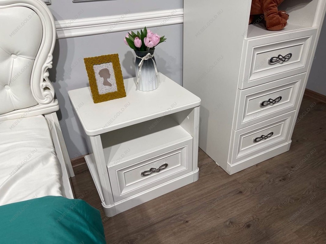 Спальня детская Мишель белый матовый | изображение 20