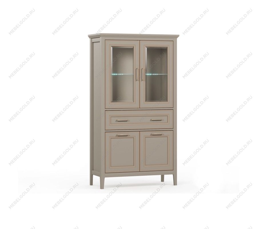 Шкаф-витрина Классик REG2W2D1S/170 с подсветкой | изображение 2