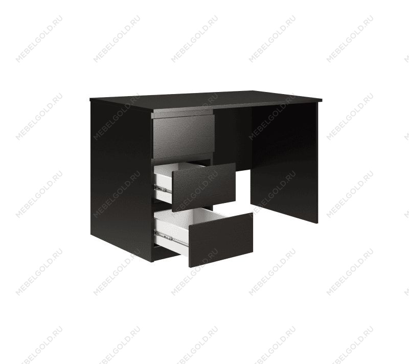 КАСТОР (KULLEN) стол письменный ИКЕА / IKEA 3 ящика 116х65 Дуб Венге | изображение 3