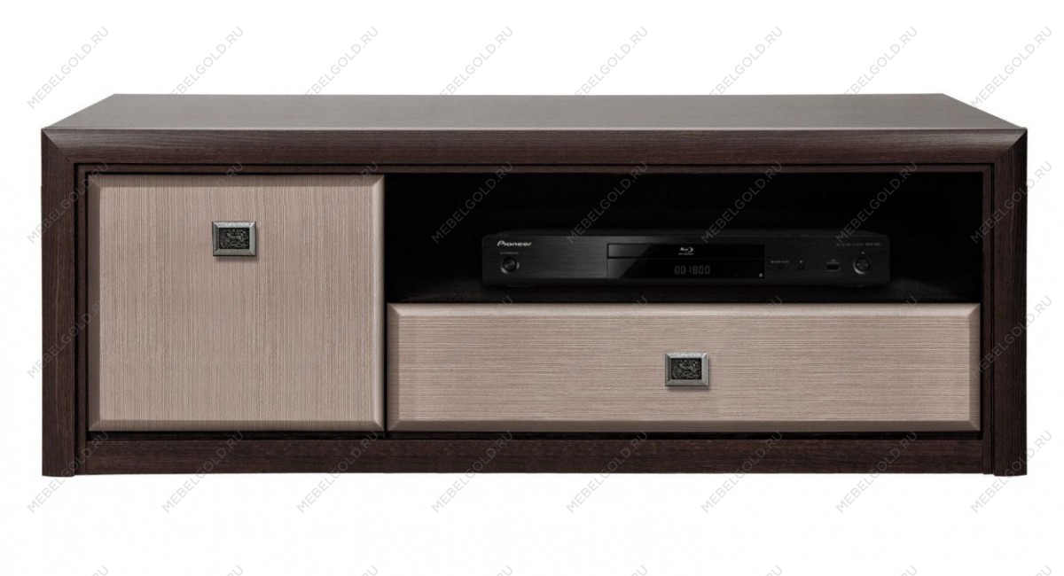 Тумба Коен RTV 1D1S Венге/Штрокс (NEW)