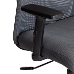 Кресло PRACTIC PLT, ткань/кож/зам, серый/металлик, TW-12/W-12/36 | изображение 6