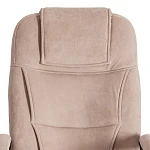 Кресло BERGAMO хром (22), флок, бежевый, 7 | изображение 6