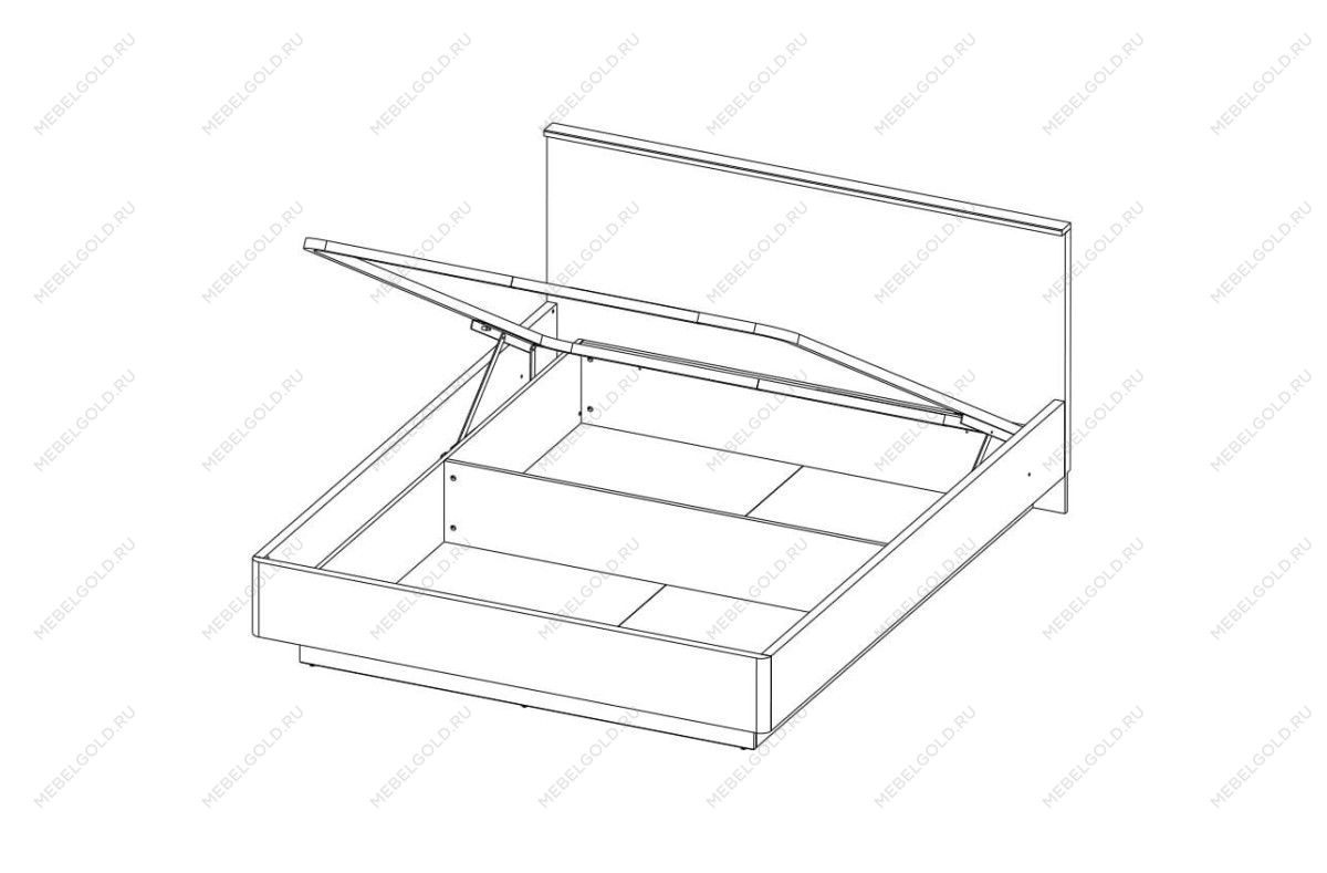 Кровать Джаггер 160 с подъемником | изображение 1