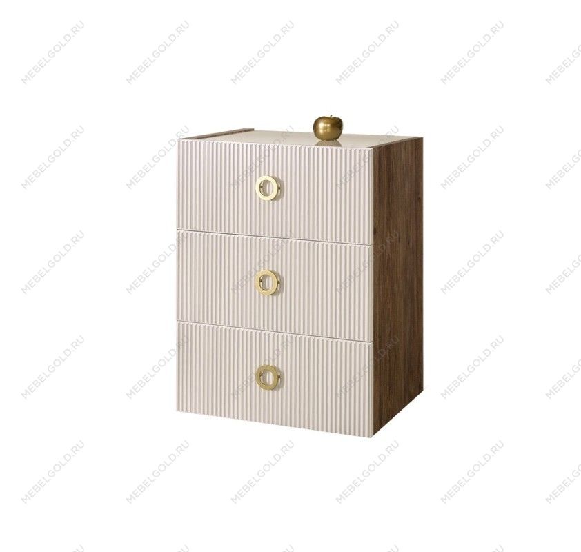 Комод Bogemia Woodline Fly Fi (Слоновая кость) (Lakobel/Золото) БМКМ-1