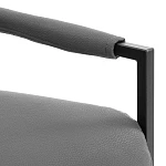 Кресло Charli LUX/Чарли Люкс, экокожа, Sharp Графит, 70х80х82 см | изображение 8