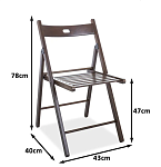 Стул кухонный Signal SMART II (темный орех) | изображение 1