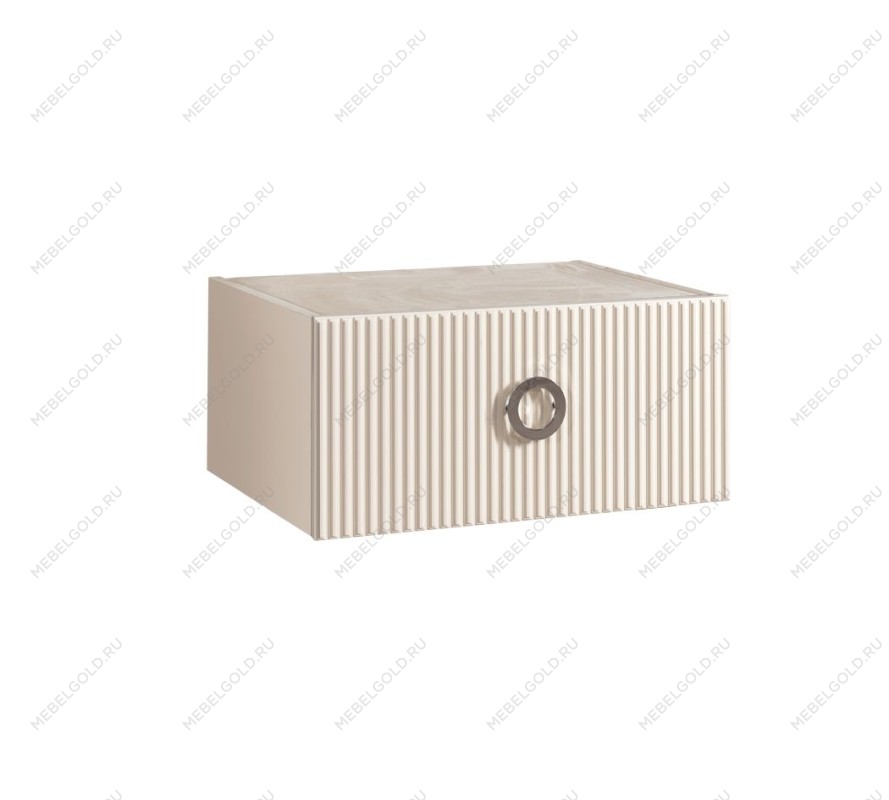 Тумба прикроватная Bogemia Fly Fillini (Слоновая кость) (Novabuk/Хром) БМТП-1