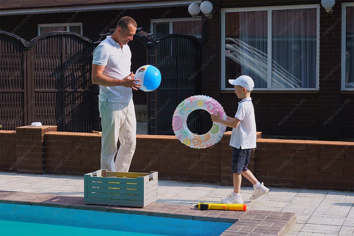 Ящик пластиковый складной Toomax Florida 50л, светло-серый | изображение 17