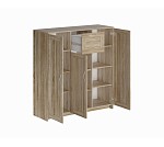 БРИМНЭС / СИРИУС тумба ИКЕА / IKEA 3 двери и 1 ящик 117х123 сонома | изображение 2