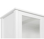 Шкаф-витрина Ева (Хельга) REG2W2S с подсветкой белый | изображение 5