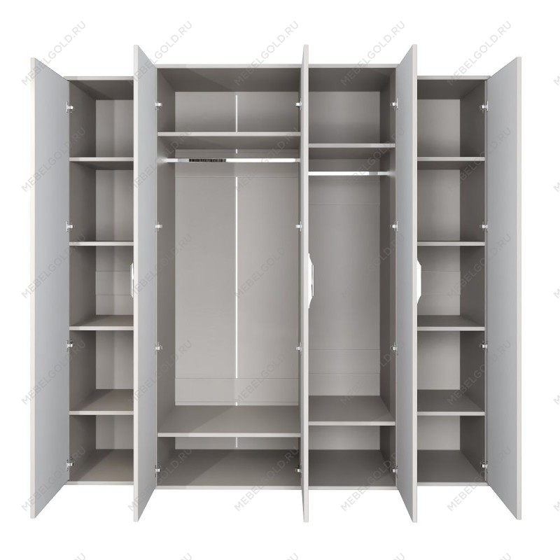 Шкаф Замира 5-дверный серый камень | изображение 1