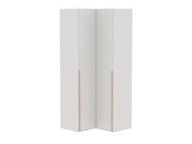 Шкаф угловой с глухими дверями, Аврора (978*978*2304) Дуб Мария/Кашемир