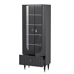 Шкаф комбинированный Лоренсо Графит МН-043-25 | изображение 1