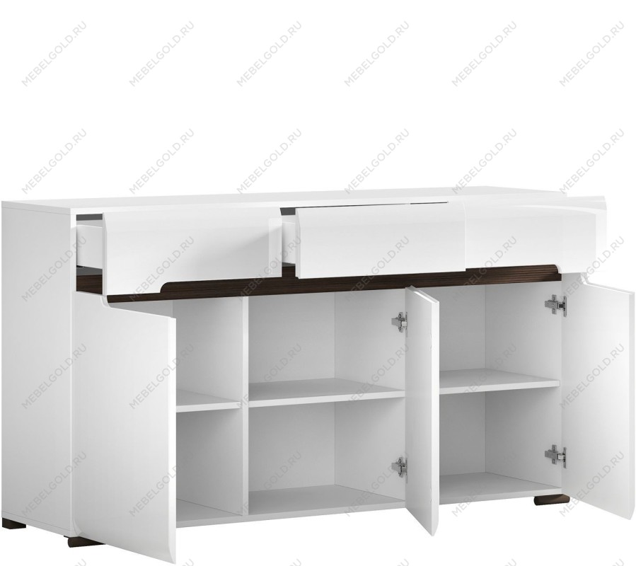 Тумба Ацтека KОМ3D3S/8/15 белый | изображение 4