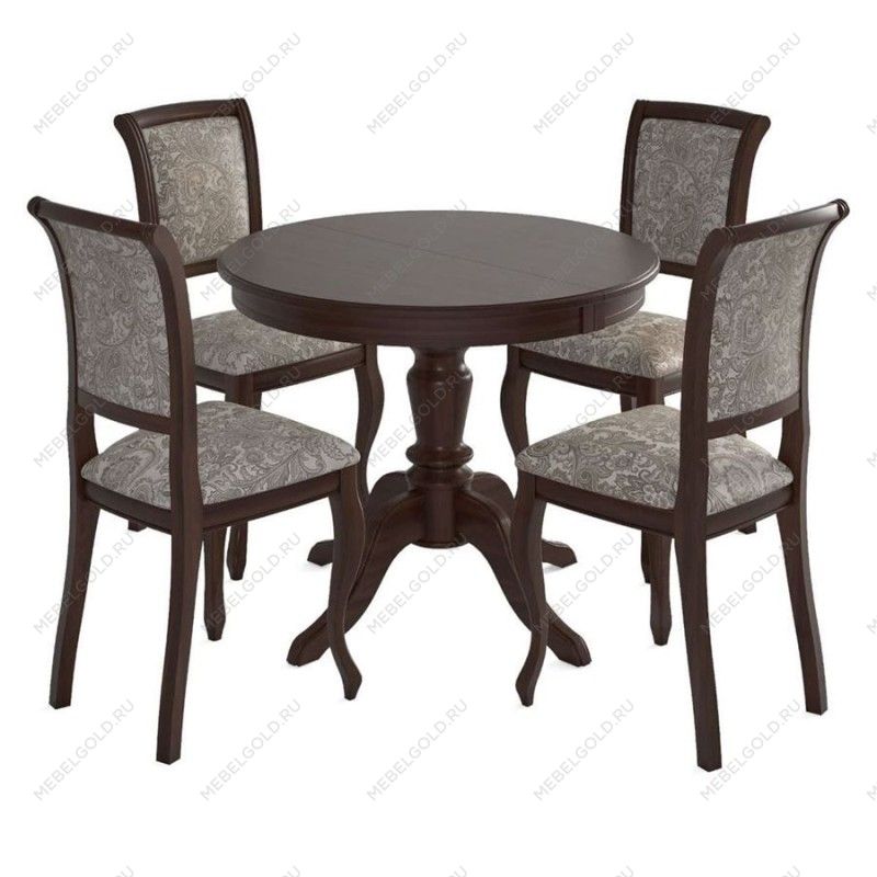 Стол Эгина-2 (Темный орех/шпон дуб) Тип 2 | изображение 1