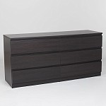 МАЛЬТА комод ИКЕА / IKEA 6 ящиков 160х76 Дуб Венге | изображение 1