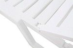 Шезлонг Tweet пластиковый белый | изображение 3