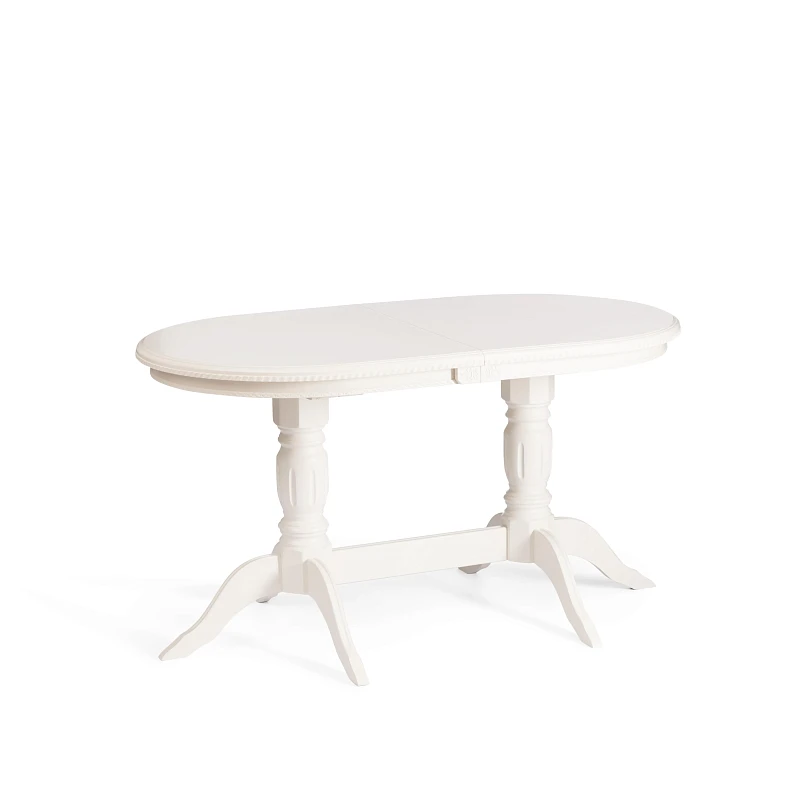 Стол COPPOLA, бук, мдф, 140+40x80x77см, Ivory white | изображение 3