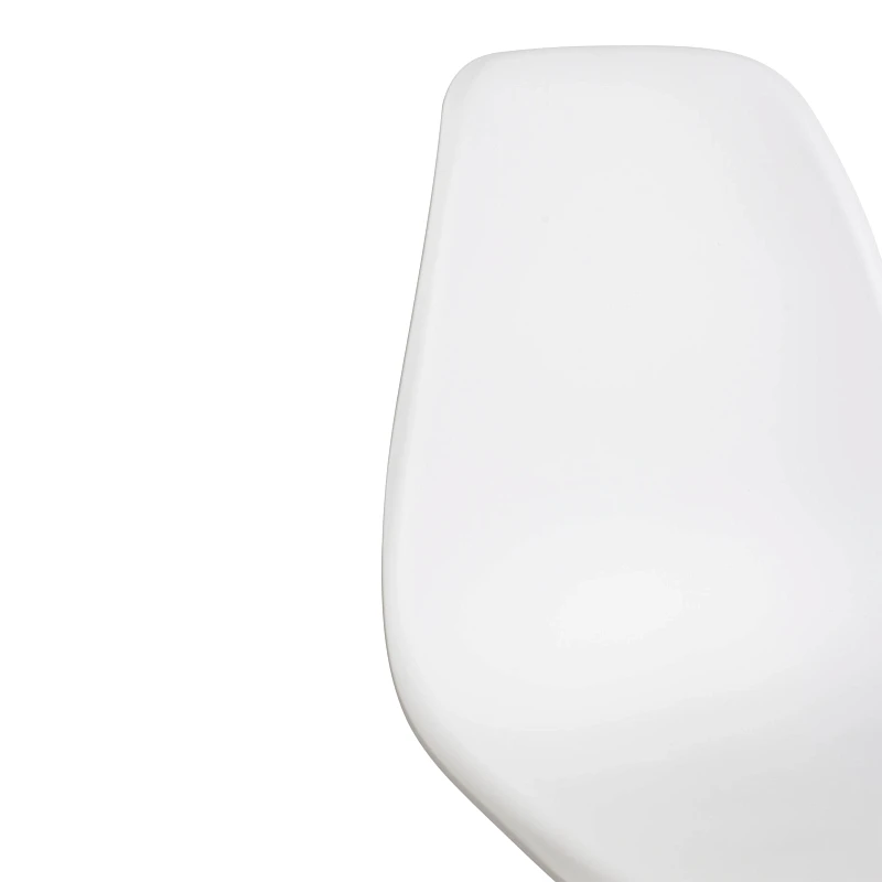 Стул CINDY (EAMES) (mod. 1801), дерево бук/металл/сиденье пластик, 45x51x82 см, White (белый) | изображение 6