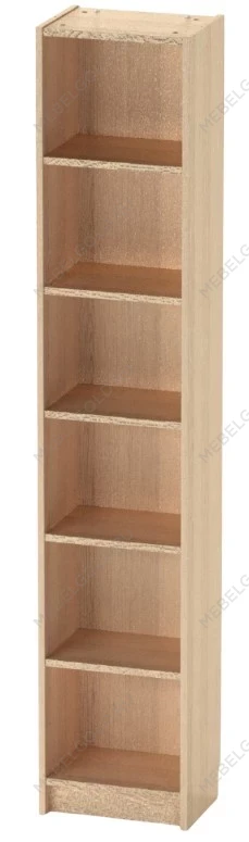 МАЛЬМ / VARMA Стеллаж ИКЕА / IKEA 40, 40x200x28, шпон, беленый дуб