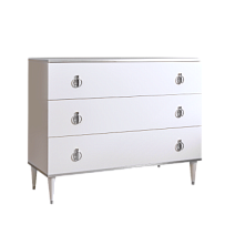 Комод Римини (Белый/Серебро) РМКМ-1