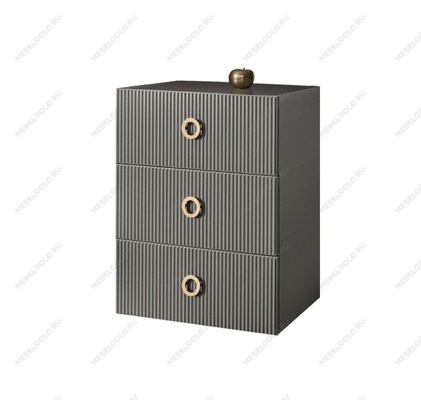 Комод Bogemia Fly Fillini (Серый) (Lakobel/Золото) БМКМ-1
