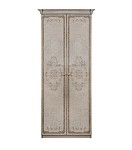 Шкаф Патрисия 2-дверный без зеркал крем корень глянец | изображение 1