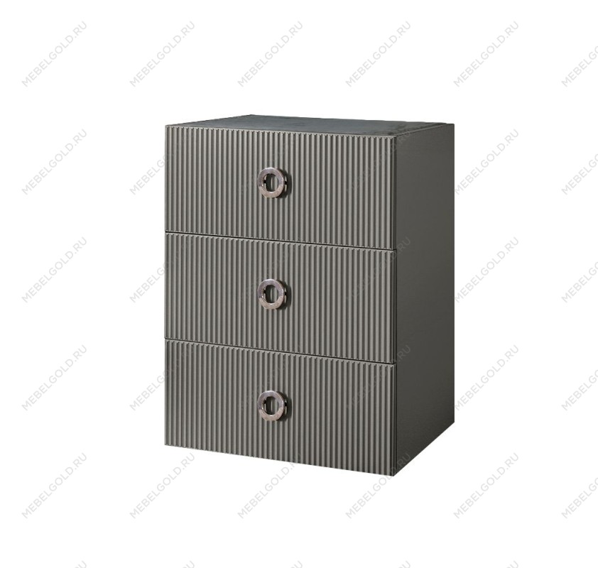 Комод Bogemia Fly Fillini (Серый) (Novabuk/Хром) БМКМ-1