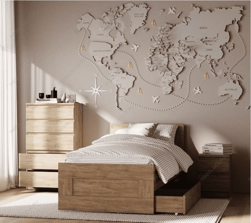 КАСТОР (KULLEN) комод ИКЕА / IKEA 5 ящиков сонома | изображение 5