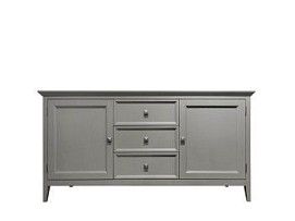 Комод 2 дверки 3 ящика Manhattan (Серый)