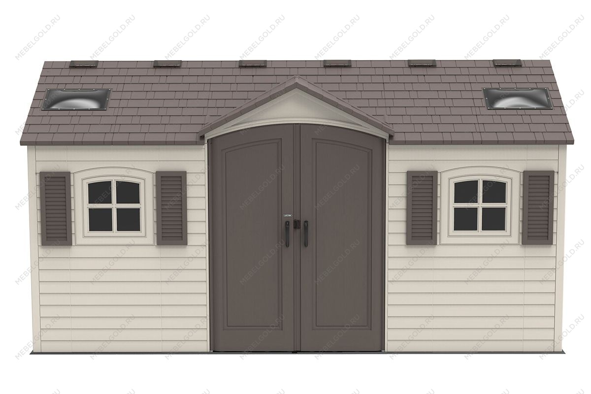 Сарай пластиковый LifeTime 15*8 DD | изображение 1