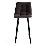 Стул полубарный CHILLY (mod. 7095пб) темно-серый barkhat 14/черный | изображение 4