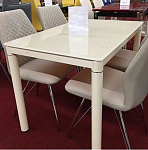 Стол обеденный Signal GALANT (кремовый) 110 | изображение 1